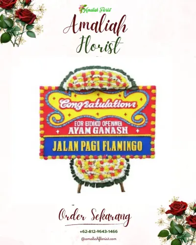 Bunga Papan Congratulation di Makassar Barat